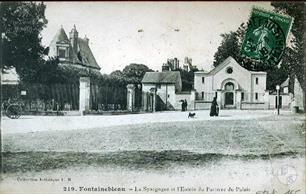 France, Synagogue in Fontainebleau